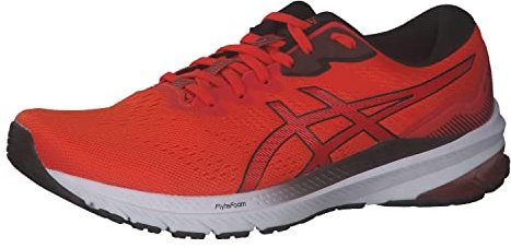 ASICS GT 2000 10 Straßenlaufschuhe für Männer Schwarz Weiß 45 EU