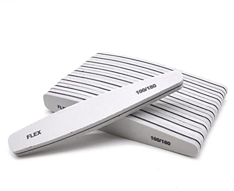 TYUTYU 5/10 PCS Diamond Nail File Blocks Spugna Nail Polish Buffing Levigatura dei File tampone 100/180 220/280 Strumenti di lucidatura Manicure (Color : Dark Khaki)