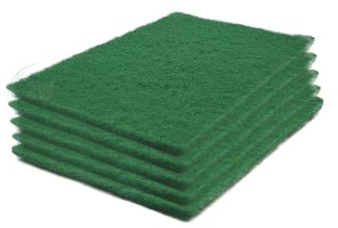 2W Schleifvlies Bogen -150mm x 230mm Grün - P240 (5 Stück) | Schleifpad für Holz & Metall | flexibel, langlebig