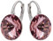 Rivoli Ohrringe Österreichische Zirkonia 925 Silber - Schmuck für Frauen und Mädchen - Hängeohrringe Ideal für Geschenke für Frauen (Blush Rose)