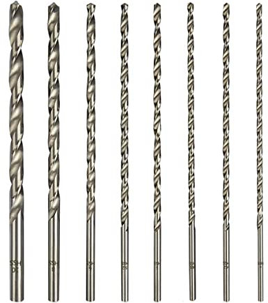 1PC 2mm-10mm Extra Long 200mm Métal Bois Plastique HSS Foret Torsadé (Size : 2mm)