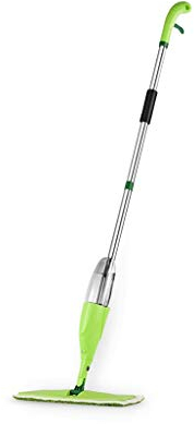 Spray Mop La fregona más Resistente y Resistente, fregona de Microfibra antiarañazos con Giro de 360 Grados y rociador Integrado Dignified