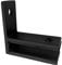 Fonowx Wall-to-Glass Railing Clamp 90 Degree Matte Black for Fence Glass Pool Wall