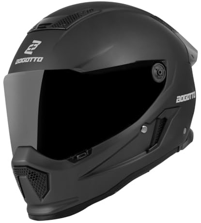 Bogotto Rapto Helm, schwarz/matt, XS
