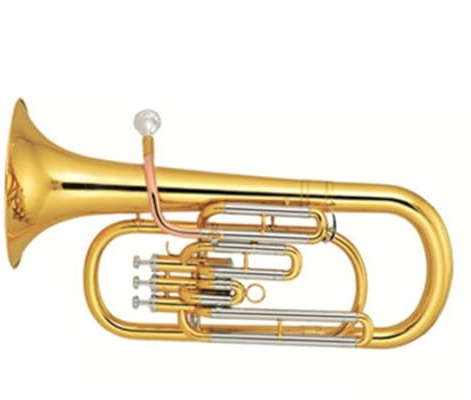 Tuba Mit Drei Standschlüsseln, Flaches B-Messingrohr, Phosphor-Kupfer-Mundstückrohr, Euphonium Mit Koffer Euphonium-Bausatz