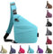Vordpe Diebstahlsichere Reisetasche, Anti Diebstahl Tasche, Damendiebstahlsichere UmhäNgetasche, Wasserresistent Sling Bag Brusttasche aus Nylon für Herren Damen (linke Schulter, Himmelblau)
