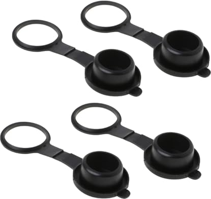 Adunsiaoto 4 Stück Auto Zigarettenanzünder Abdeckung Kappe Steckdose Abdeckung, Staubschutzkappe Für Den Zigarettenanzünder, Wasserdichtes Auto Zünder Schutzkappe Kappe