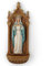 BC Katholische Statue Unbeflecktes Herz der Maria, gesegnete Jungfrau Maria, Heiliges Wasser, Wandschild, inspirierende Heimdekoration, religiöses Geschenk, 22,9 cm hoch, Renaissance-Skulptur,