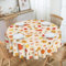 Tischdecke Abwaschbar Rund 150cm Ahornblatt Tischdecke Ahornblatt Outdoor Tischdecke Fleckschutz Pflegeleicht Wasserdicht Tischtuch für Küche, Esstisch, Couchtisch, Party, Garten
