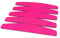 AQXYQAZZ 10 pezzi/lotto lime for unghie rosa nail art levigatura buffer blocco carta vetrata 200/240 lime for unghie lucidatura curva manicure set strumenti