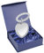 SILBERKANNE Kinderrassel mit Beissring Herz L 7 cm glatt. Premium Silber Plated edel versilbert in Top Verarbeitung. Fertig zum verschenken mit schicker Geschenkverpackung