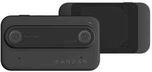 KanDao QooCam Ego - 3D Video Action Camera, 8K Photo 4K Video Stereoscopic Content for VR Headsets/AR Glasses/Projector, Black Camera Only.
