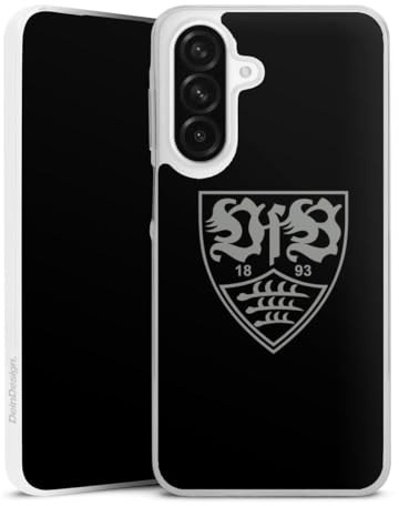 Slim Case kompatibel mit Samsung Galaxy A 56 5G Silikon Handyhülle transparent Hülle extra dünn Offizielles Lizenzprodukt VfB Stuttgart Logo