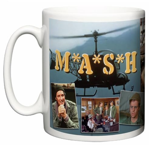 Image is Everything Mash Classic USA Sitcom TV Show Hawkeye B.J. Radar Hotlips Mobile Army Surgical Hospital 4077 New 11oz Ceramic Tea Coffee Mug Gift