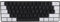 Garsent Clavier de Jeu, Protable 60% Clavier Mécanique avec 7 Couleurs Rétro-éclairées RVB, 61 Touches Clavier de Bureau Filaire Ergonomique pour Ordinateur Portable de Bureau pour la (Noir Blanc)