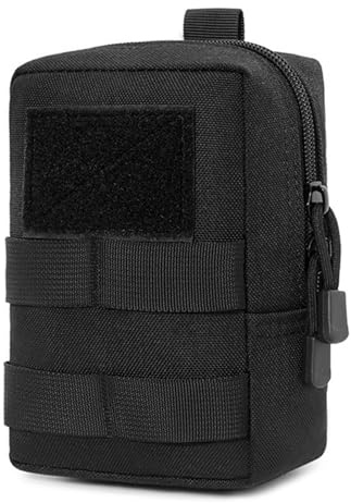 Huntvp Tactical MOLLE Phone Pouch, Small Belt Pouch Bag EDC Gadget Waist Belt Pack for Outdoors, Hunting, Camping, Trekking, Traveling