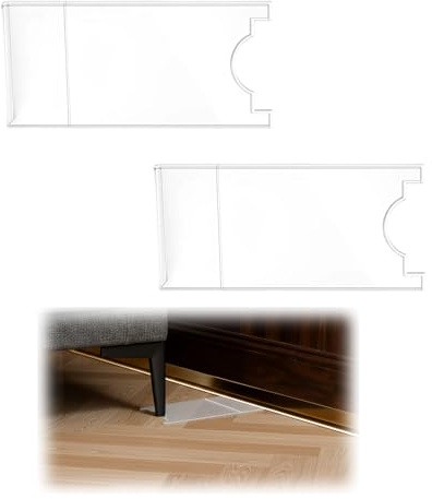 Abstandshalter Wand 2 Stück, Möbelstopper Für Sofa Und Bett, Wandschutz Abstandhalter Mit Boden Stopper, Transparente Möbel Abstandshalter Für Wände Und Böden