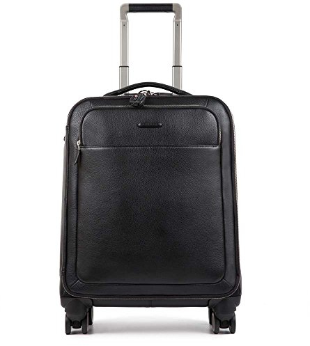 Piquadro Modus Trolley cabin slim in pelle porta PC 15.6 a due scomparti