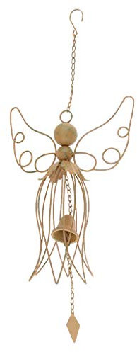 Tubayia Engel Metall Windspiel Klangspiel für Haus Garten Dekoration Geschenk