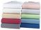 BaSaTex Bio Jersey Spannbettlaken 180x200 cm - Spannbetttuch aus 100% Bio Baumwolle GOTS-Zertifiziert - 180x200-200x200 cm - Farbe: Weiss