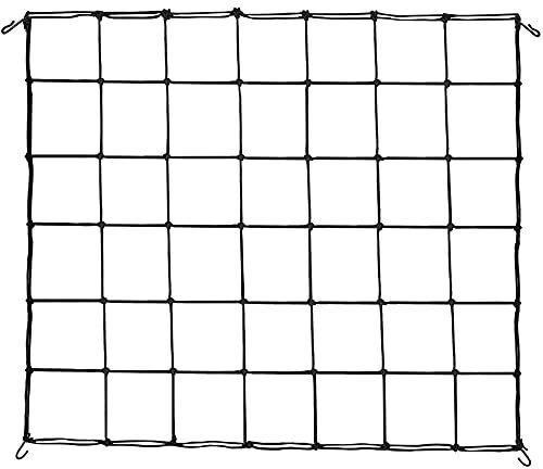 100cm x 100cm 1m x 1m Plant Support Scrog Net for Grow Tent Universal HEAVY DUTY Elasticated Cord STRECTHY NET Indoor Plant Hydroponic Grow Room Elastic Mesh Garden Trellis Netting Fits All Brands
