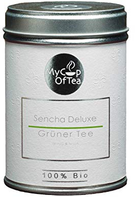 Koreanischer Sencha Deluxe Grüner Bio Tee 50g lose – Ceremonial Grade Grüntee in Bio-Qualität aus Korea -Gedämpft - Für Genießer und Teekenner - Als Tea und Kaffee-Ersatz – MyCupOfTea