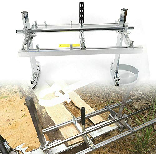 25 Zoll Mobile Tragbar Sägewerk für 14-24 Motorsäge Kettensäge Holz Chainsaw Mill Draussen Werkzeug