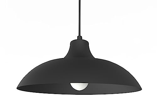 L+ Kronleuchter Wohnzimmerlampe Metall Glockenform Moderne Küche Kronleuchter Ø 40 cm Made in Italy Anthrazit Grau