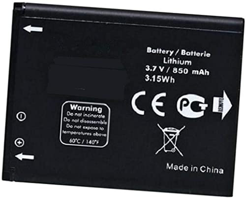 WXKJSHOP 3.7V 850mAh CAB3120000C1 Batterie de Remplacement Compatible pour Alcatel One Touch 768 OT888A OT880A OT-710D 768T