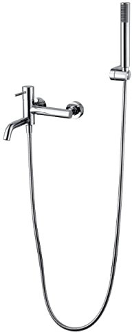 Imex - Robinetterie salle de bain et douche, mitigeur de baignoire avec bec série Monza chromé - BDM039-4