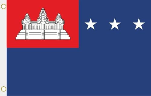 U24 Flagge Fahne Khmer Republik Kambodscha 90 x 150 cm