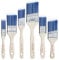 Bates- Paint Brushes, 6 Pack, Treated Wood Handle, Paint Brushes for Walls, Stain, Furniture