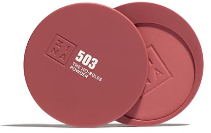 3INA MAKEUP - The No-Rules Powder 503 - Rosa nude 3-in-1 Kompaktpuder für Augen Lippen und Wangen - Puder mit Hyaluronsäure und Ceramide - Weiches Puder Leichte Formel - Vegan - Cruelty Free