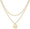 TINGN Geschenke zur Einschulung für Mädchen - Kette Gold Damen, Halskette mit M buchstaben Modeschmuck Goldkette Damen Kette Buchstaben, Teenager Mädchen Geschenke 8, 9,11 jahre