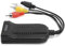 S-Video a Hdmi adaptador o convertidor de vídeo Abs Z51B Cvbs Svideo a Hdmi convertidor adaptador soporte 720P 1080P de alta resolución Plug & Play