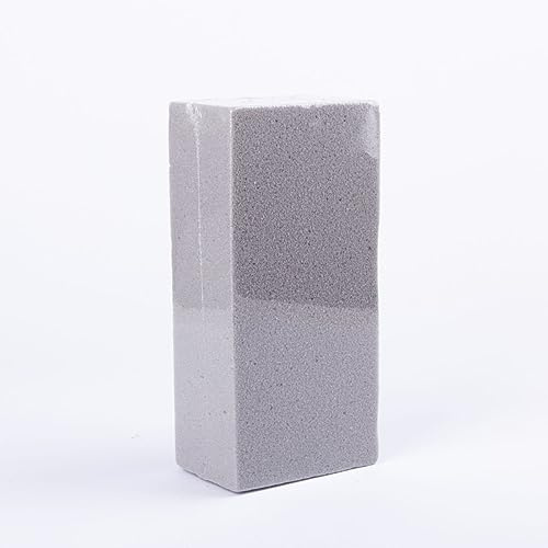 artplants.de Steckziegel BEBO für Kunstblumen, in Folie, grau, 23x11x7,5 cm | Steckschwamm