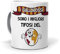 PALLE MONDO Regalo originale. Idea da regalare. Tazza I giallorossi sono i migliori tifosi del mondo. Ceramica 350 ml.