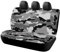 OTRAHCSD Auto Rücksitzbezug Grau Camouflage Auto Sitzbezug Universal Sitzbezüge Set für die meisten Autos LKW SUV