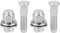 A ABSOPRO Nr. C2C35294010 M12-1,5 Radbolzen für Jaguar F/S/X-Type XFR XJ XR/vorne hinten links rechts Radbolzen, legierter Stahl, 19 mm Sechskant, silberfarben, 1 Set