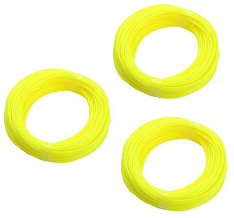 Gatuida 3 Stück 3d-druckmaterialien 10 M Gelbes Abs-filament 1 75 Mm Durchmesser Kompatibel Mit Den Meisten 3d-stiften Und Druckern