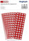 Anybook Pro Sticker Set rot: 480er Set mit roter Zielhilfe