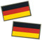 Café Viereck ® Bundeswehr Germany Deutschland Flaggen Patch Hoheitsabzeichen - 5 x 3 cm gewebt mit Klett (2)
