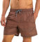 RIPT Men's Performance Essentials Quick Dry UV 50 Sun Protection Swim Shorts Trunks, Orange Swirl Print, XXL