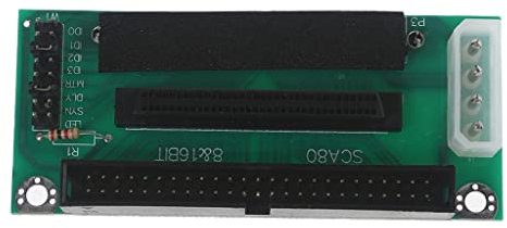 BaoFufc - Kleine Computersystemschnittstelle von 68 bis 80 auf 50 Pins, um verschiedene 3,62 Zoll lange SCSI-Ports und 50-polige SCSI-Festplatten-Konverter zu konvertieren