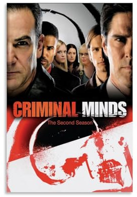 Criminal Minds Art Group Photo Poster Dekorative Malerei Leinwand Wandkunst Wohnzimmer Poster Schlafzimmer Malerei 12x18inch(30x45cm)