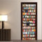 Türtapete Selbstklebend 77x200 cm Türfolie Selbstklebend Bücherregal Türaufkleber Türposter Bücher Türsticker Fototapete 3D Effekt für Schlafzimmer Wohnzimmer Küche A1649