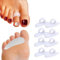 Hammertoe Corrector - 8 Pieces Hammer Toe Cushion, Silicone Hammer Toe Pads, Under Toe Support Corrector