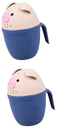UPKOCH 2 Stück Badebecher Badebecher Zum Spülen Badewanne Waschbecher Badewanne Spülbecher Säuglings Shampoo Spüler Badespüler Kleinkind Duschhaube Badebecher Spüler