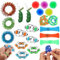 AHEJIOO Anti Stress Spielzeug Set, 21 Stück Fidget Toys, Skills Set für Erwachsene und Kinder, ADHS Spielzeug, Stimming Toys, Stressabbau und Konzentrationsförderung