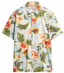 Superdry Herren Hemd mit Hawaii-Print